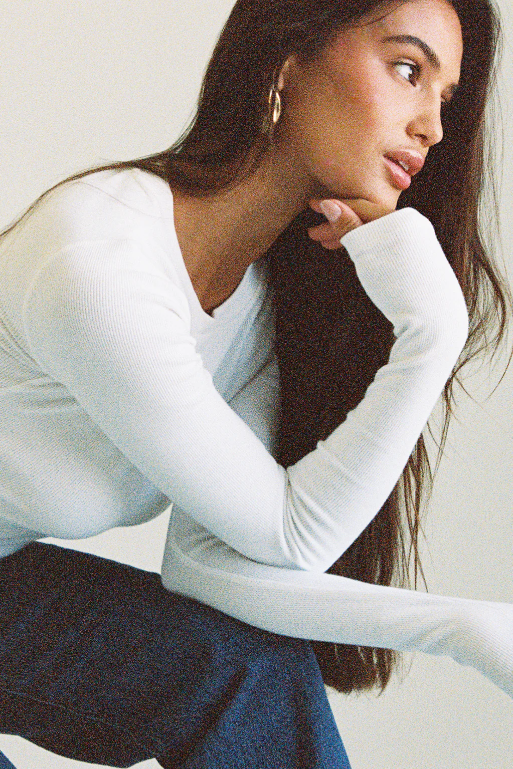 Ribbed Long Sleeve Top - Image 12