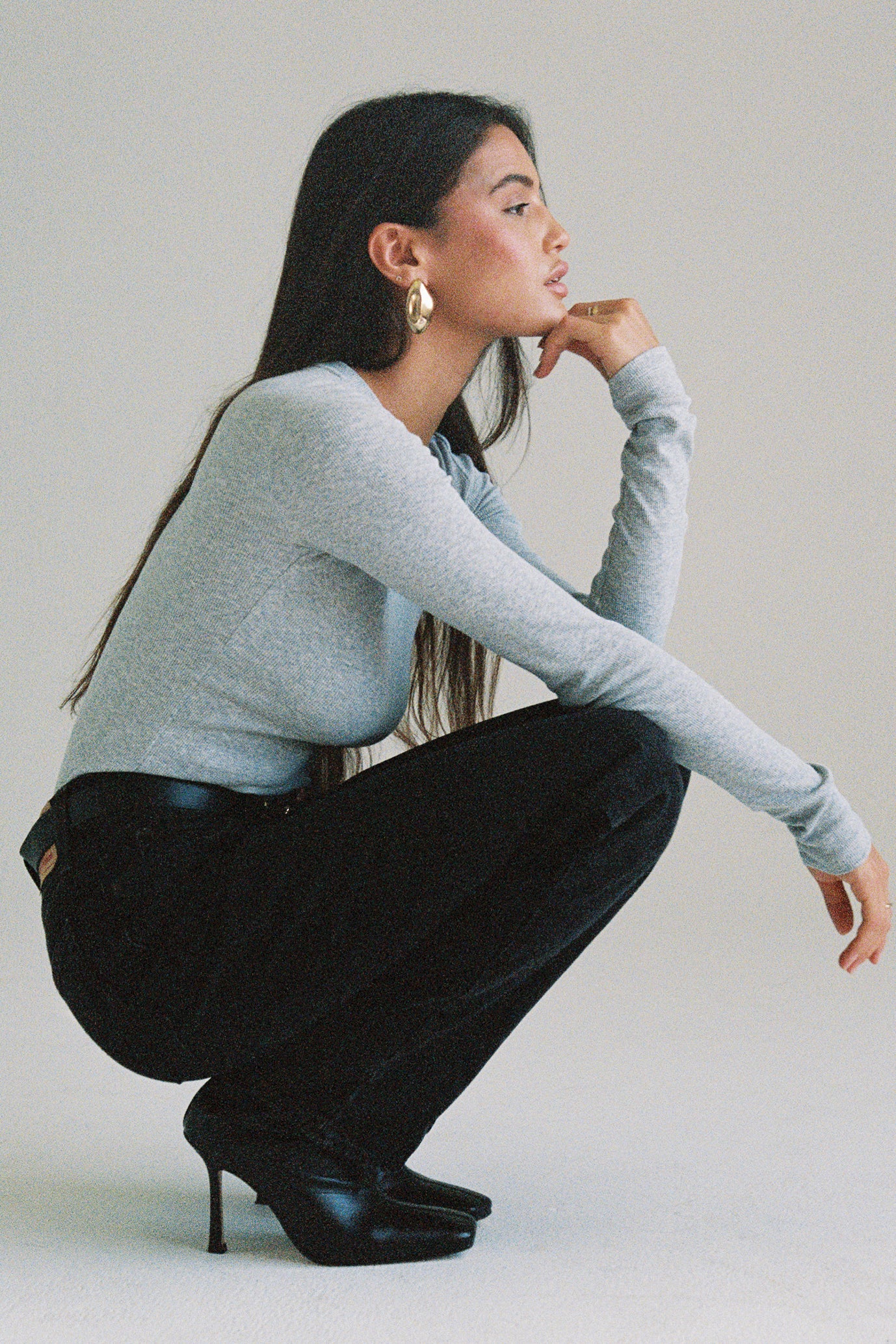 Ribbed Long Sleeve Top - Image 16