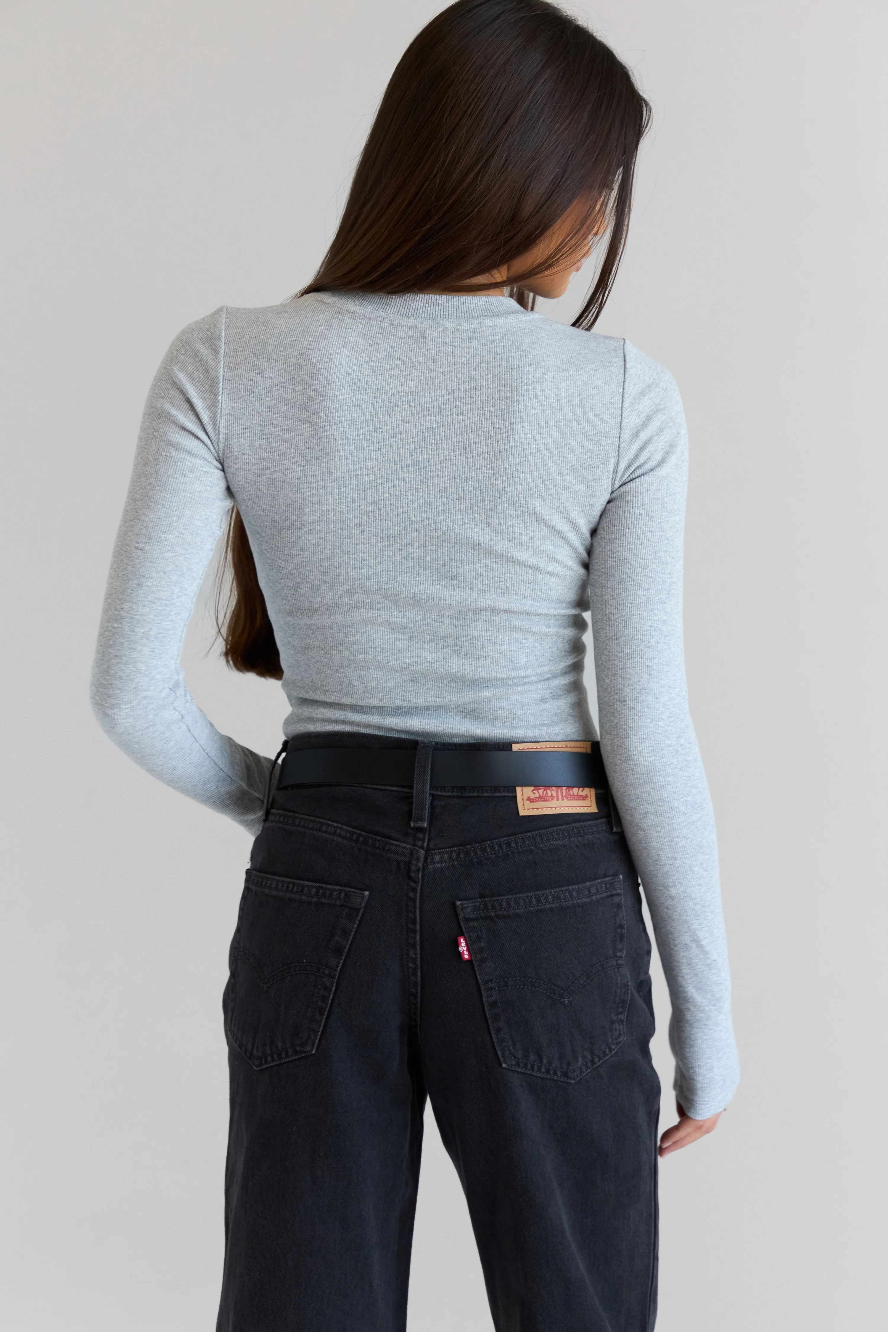 Ribbed Long Sleeve Top - Image 19