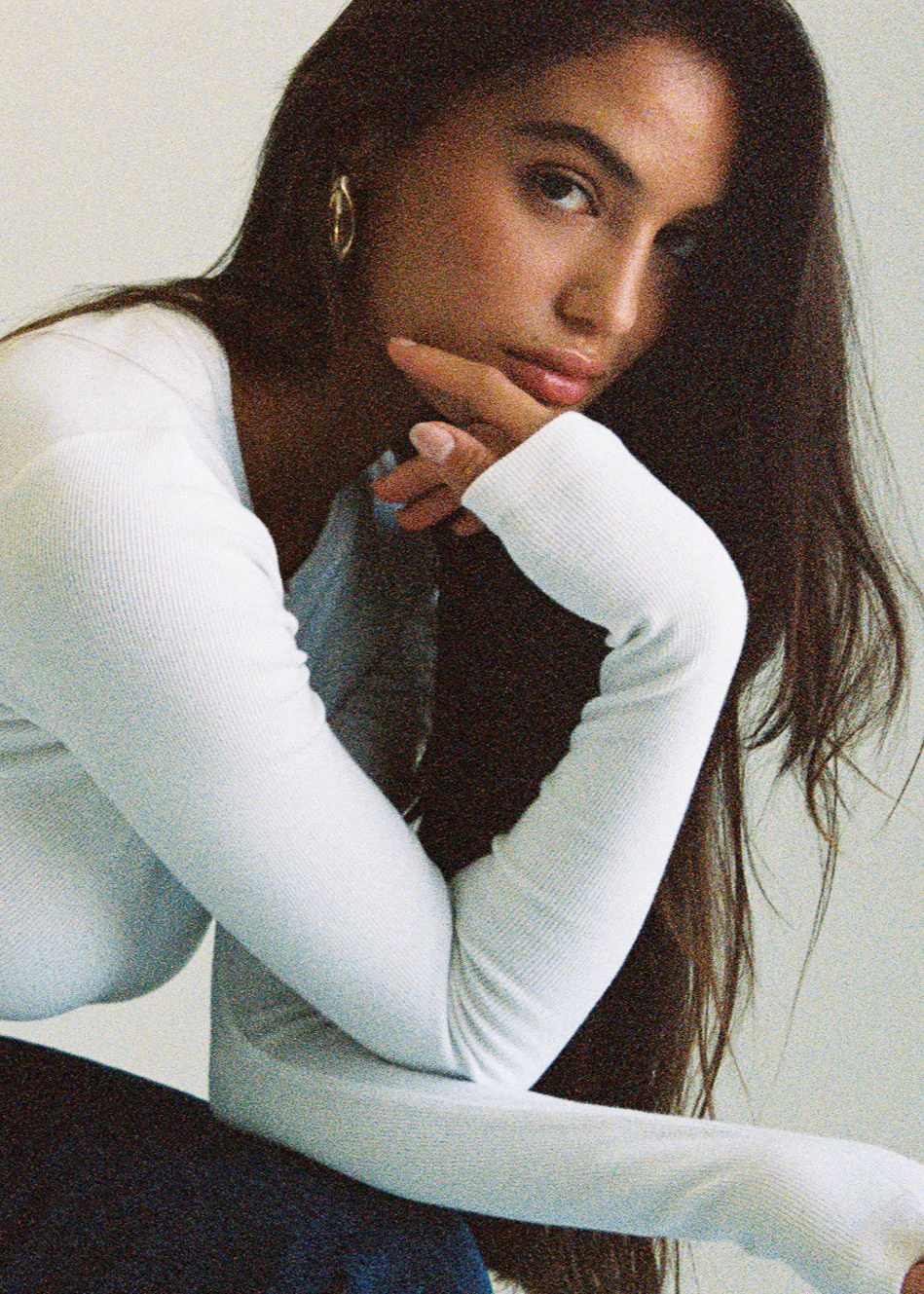 Ribbed Long Sleeve Top - Image 4