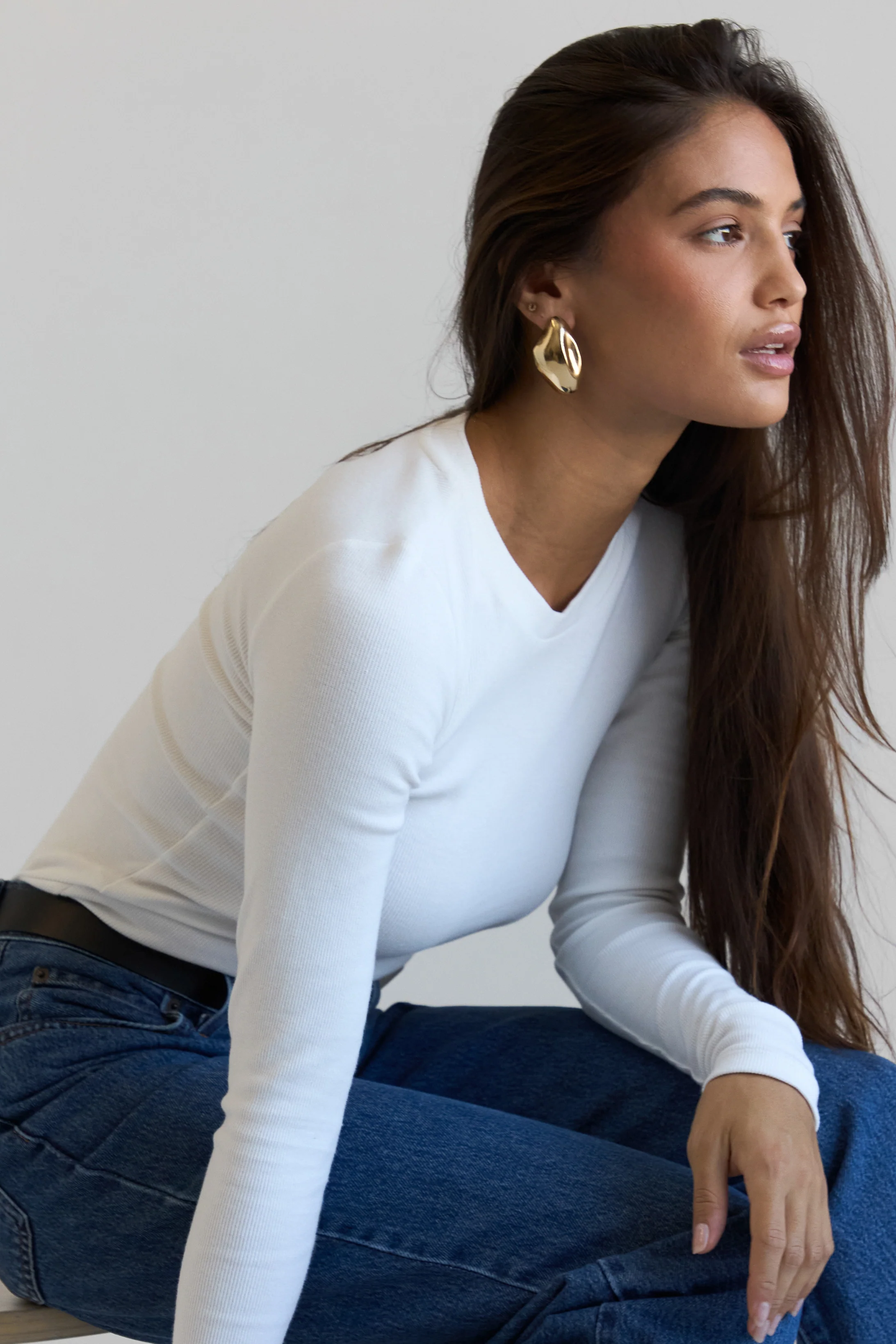 Ribbed Long Sleeve Top - Image 6