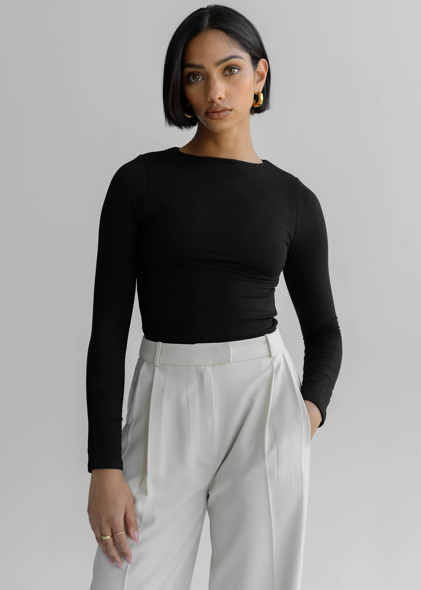 Signature Long Sleeve Top - Hip Length - Image 6