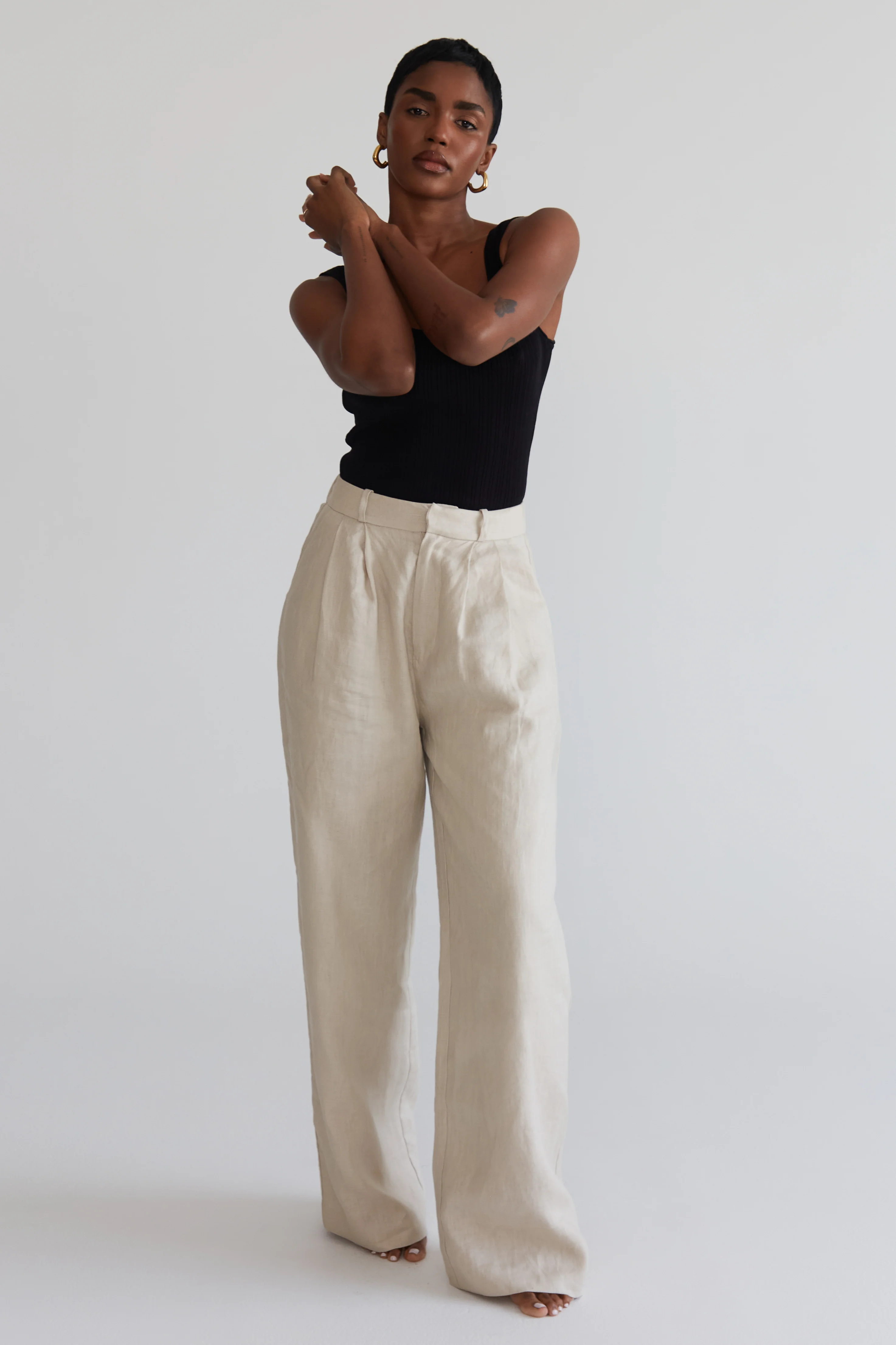 Toni Linen Trousers - Image 10