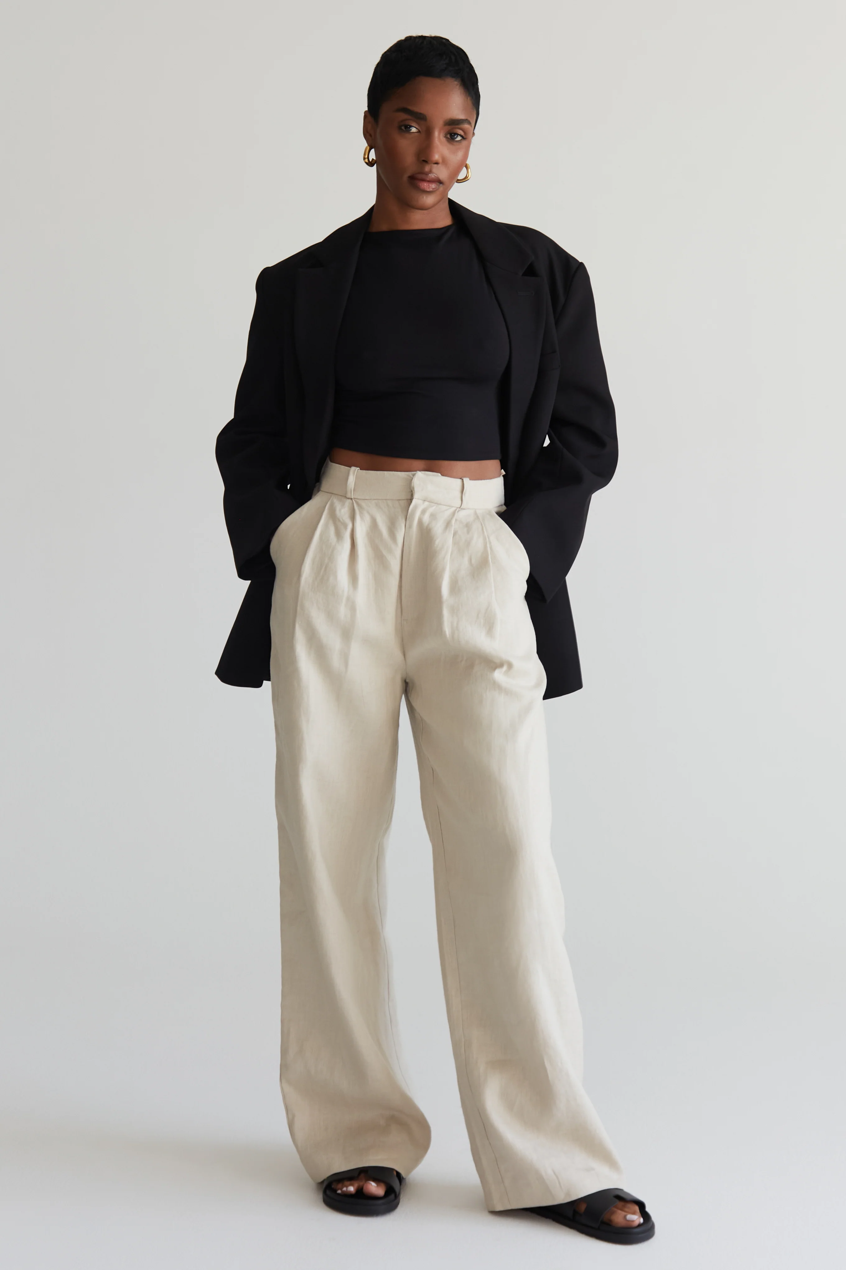 Toni Linen Trousers - Image 18