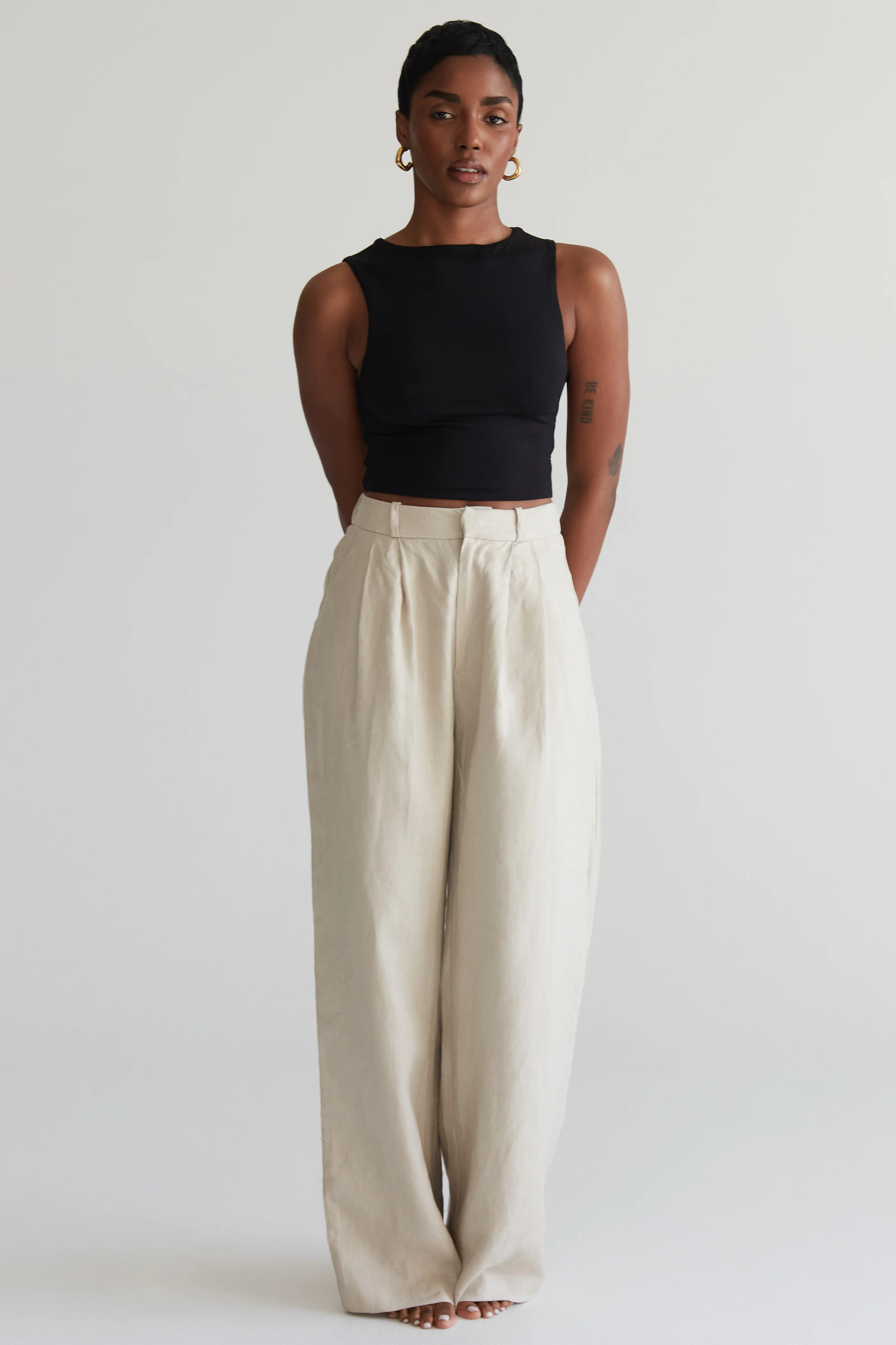 Toni Linen Trousers - Image 4